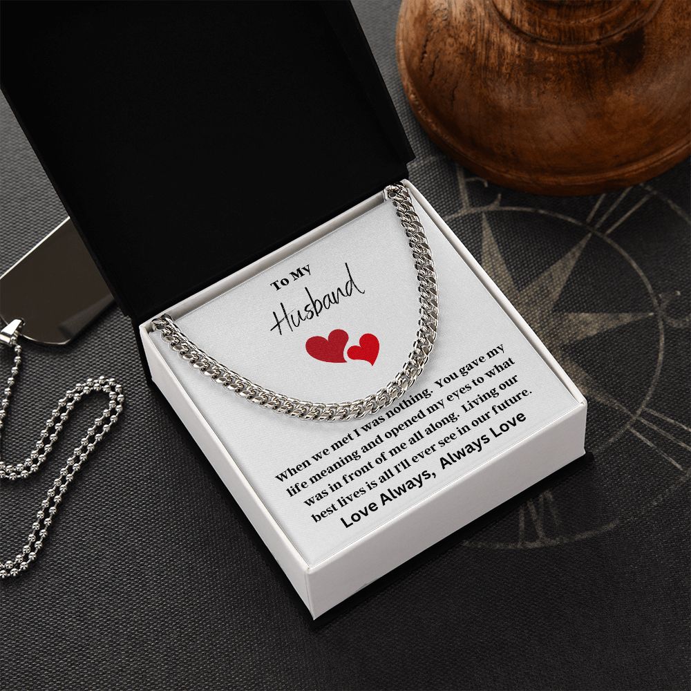 Cuban Link Chain (Stainless Steel) Husband Valentine 2