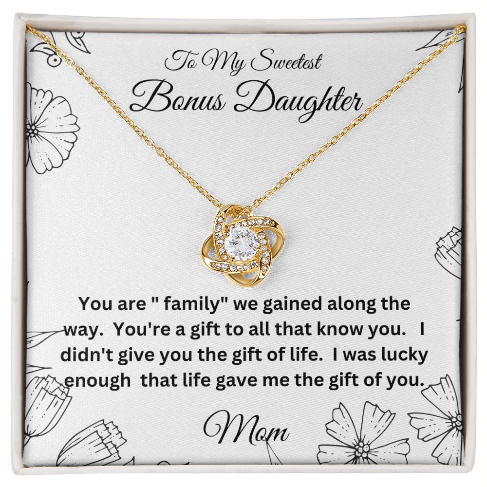Love Knot Necklace Bonus daughter
