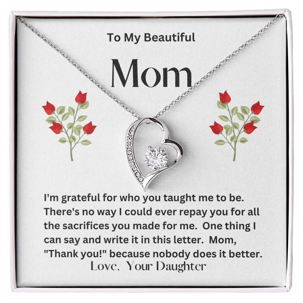 Forever Love Necklace Daughter to Mom