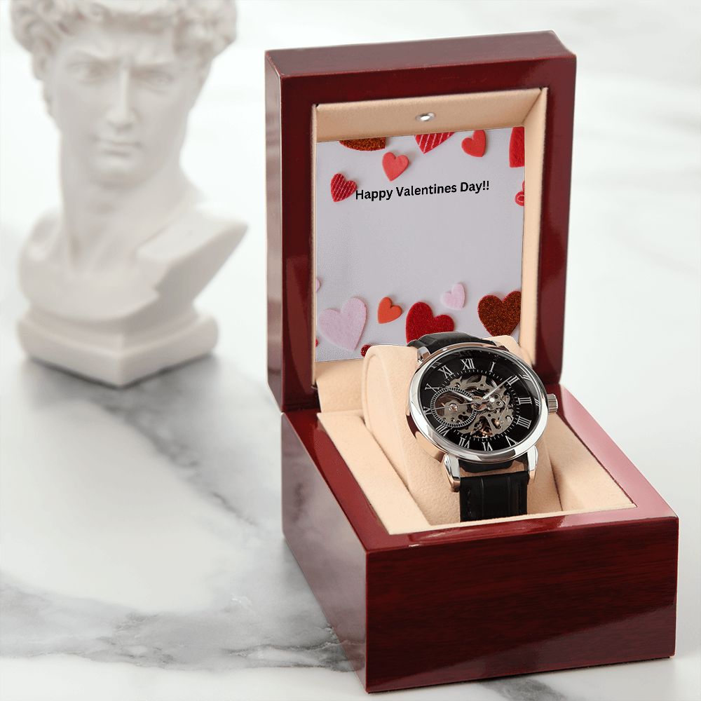 Men's Openwork Watch valentines day