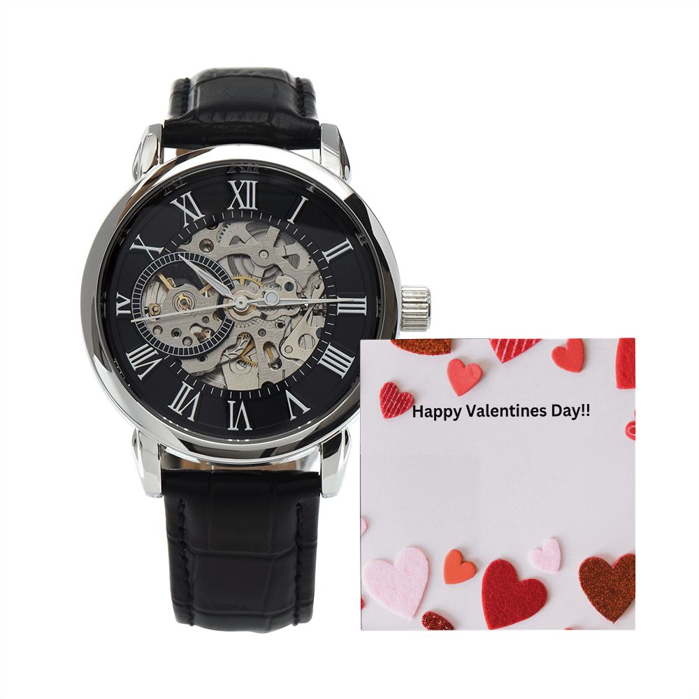Men's Openwork Watch valentines day