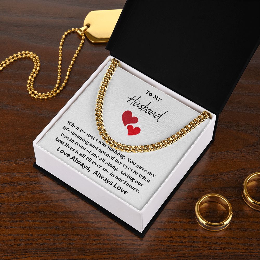 Cuban Link Chain (Stainless Steel) Husband Valentine 2