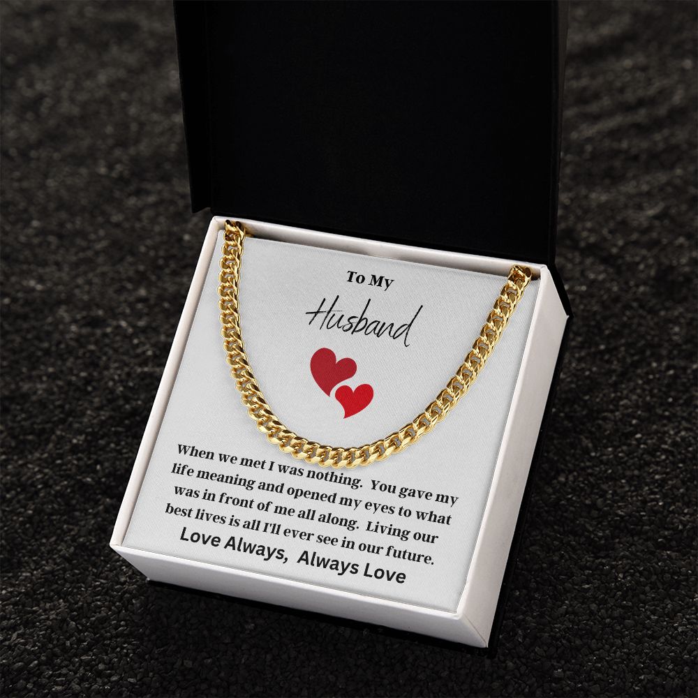 Cuban Link Chain (Stainless Steel) Husband Valentine 2