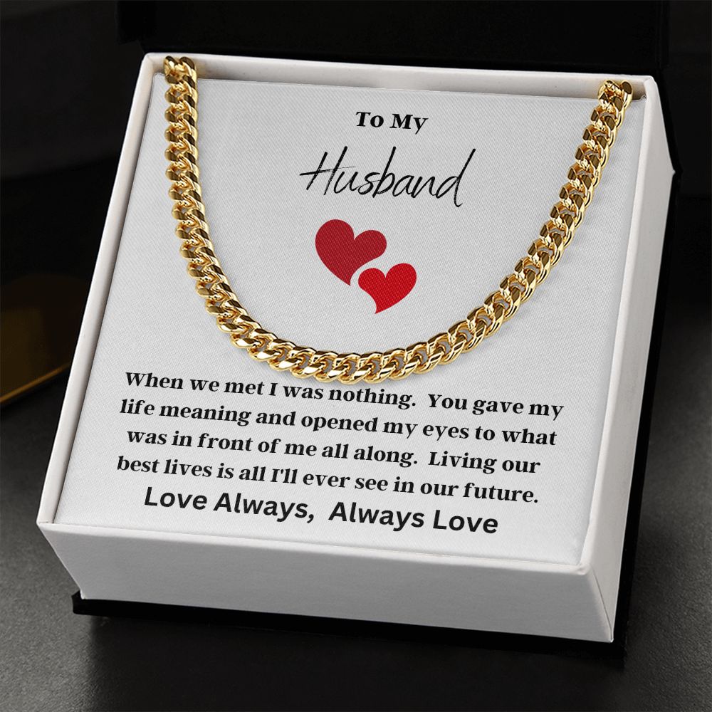 Cuban Link Chain (Stainless Steel) Husband Valentine 2