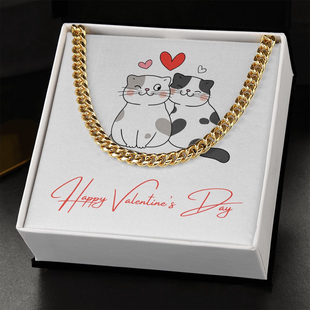 Cuban Link Chain Valentines Day