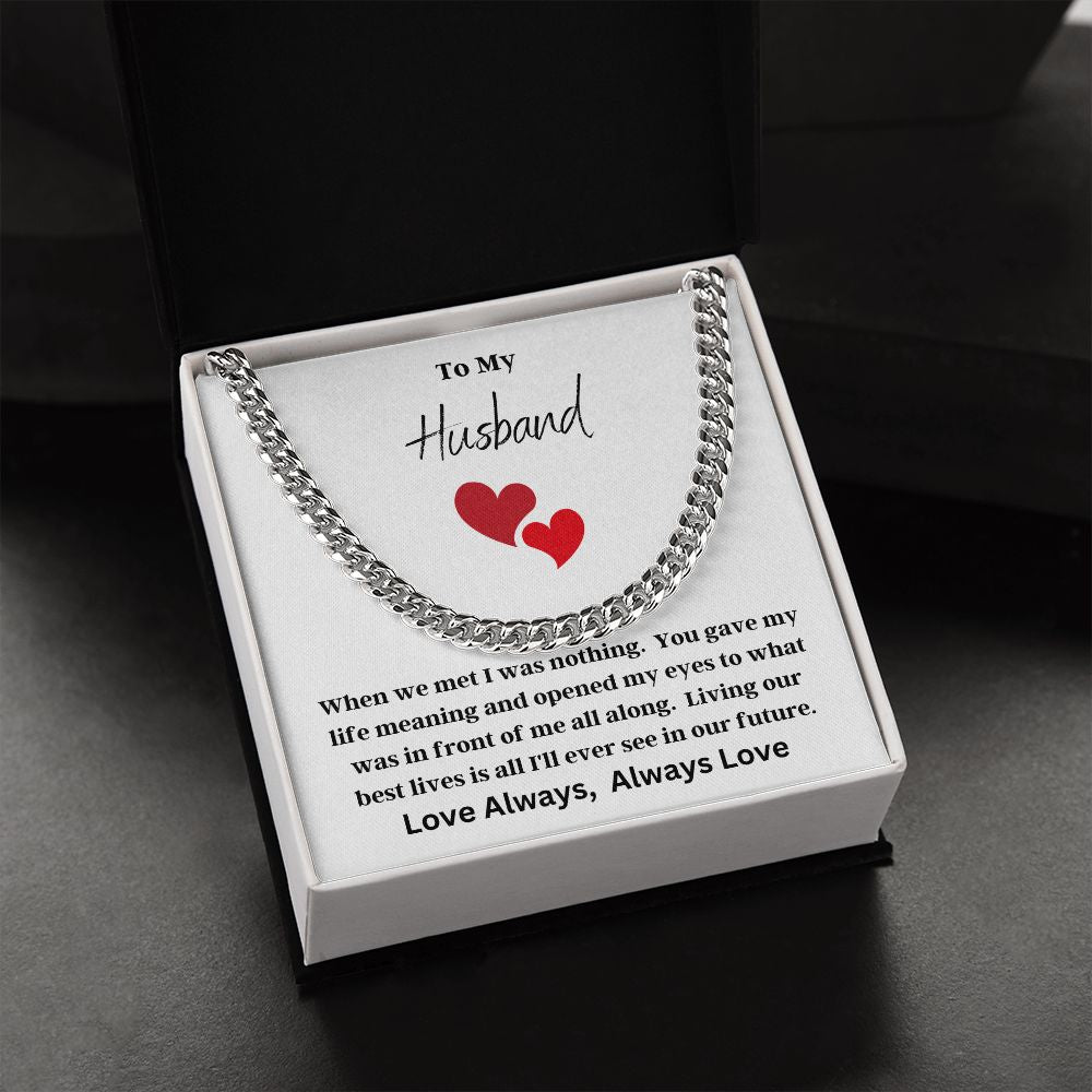 Cuban Link Chain (Stainless Steel) Husband Valentine 2