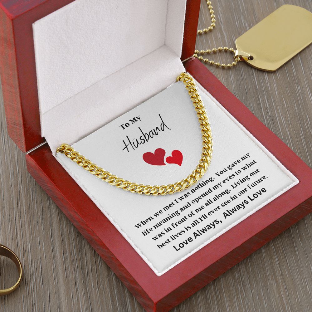 Cuban Link Chain (Stainless Steel) Husband Valentine 2