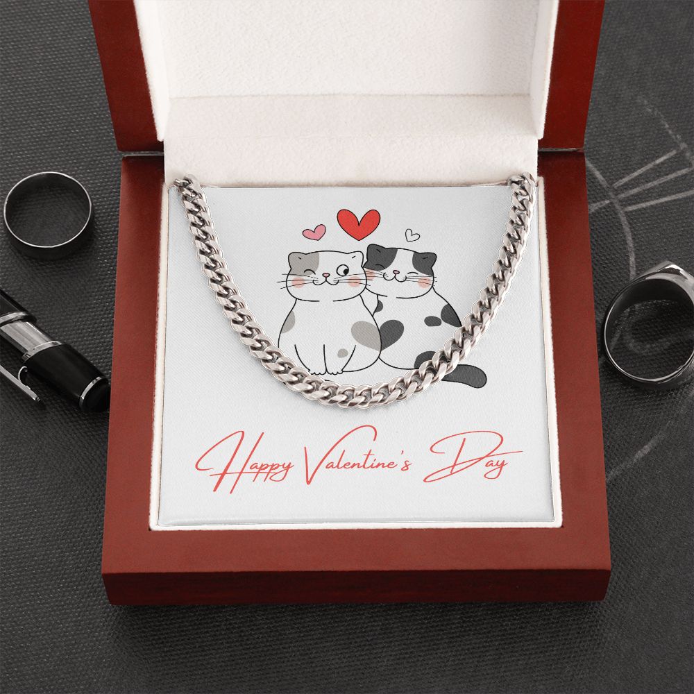 Cuban Link Chain Valentines Day